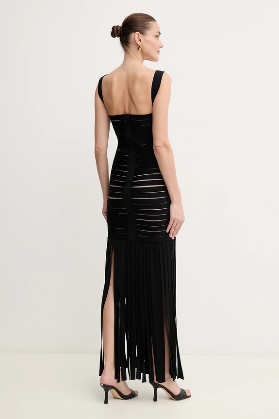 Odzież Herve Leger sukienka Alessandra FFR8513700 czarny