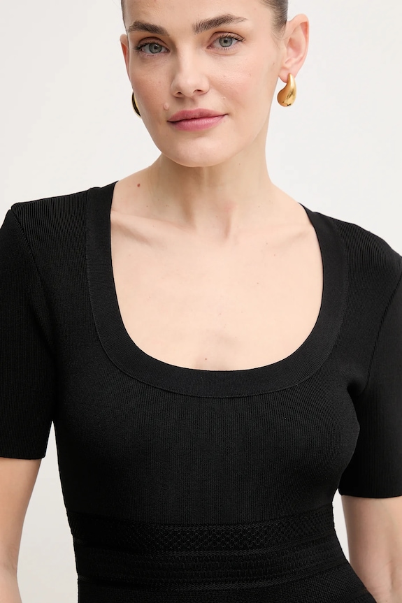 Herve Leger rochie Marianne negru MSB8518700
