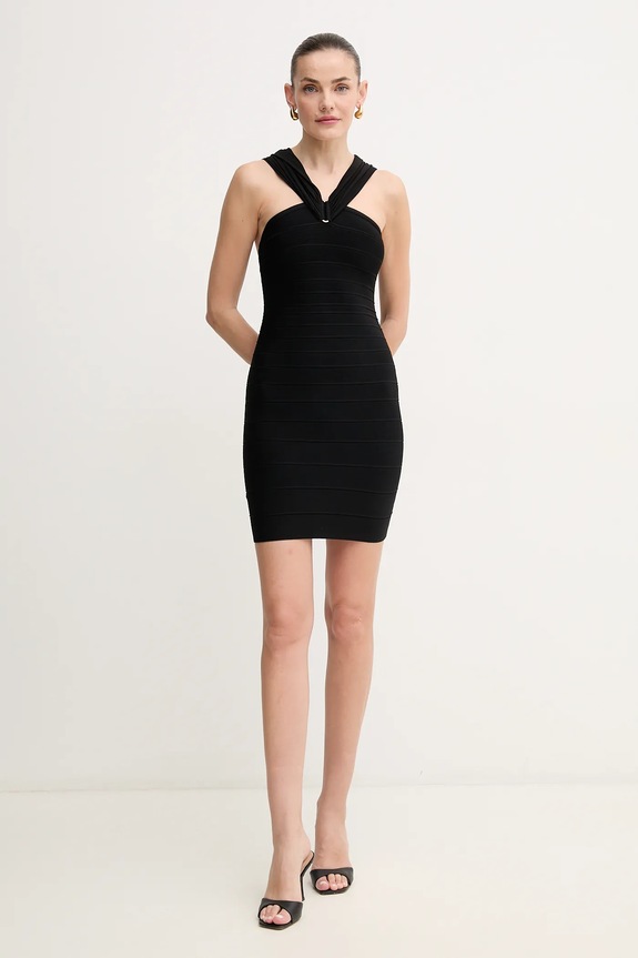 Φόρεμα Herve Leger Celine RMB8513637 μαύρο SS25