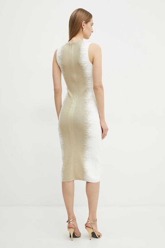 Ρούχα Φόρεμα Herve Leger Ruby CBI8498804 χρυσαφί