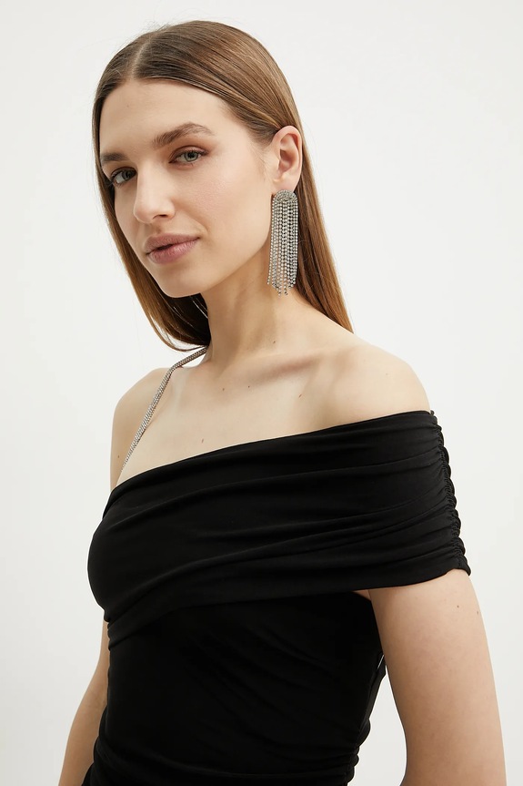 Φόρεμα Herve Leger Olivia RMC8467429 μαύρο SS25