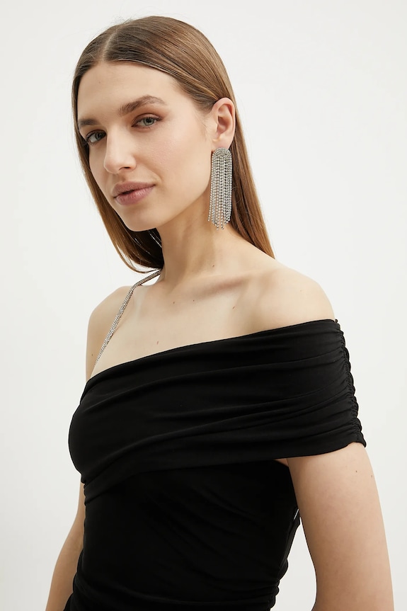 Φόρεμα Herve Leger Olivia RMC8467429 μαύρο SS25