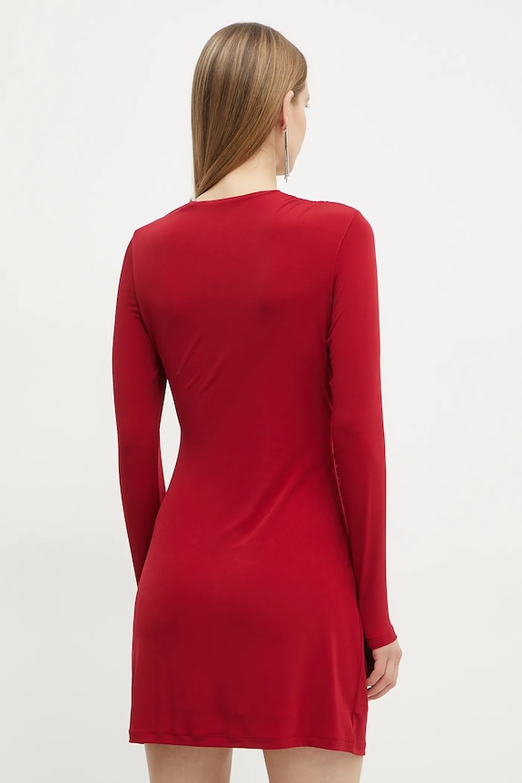 Ρούχα Φόρεμα Herve Leger Abby RMJ8503223 κόκκινο