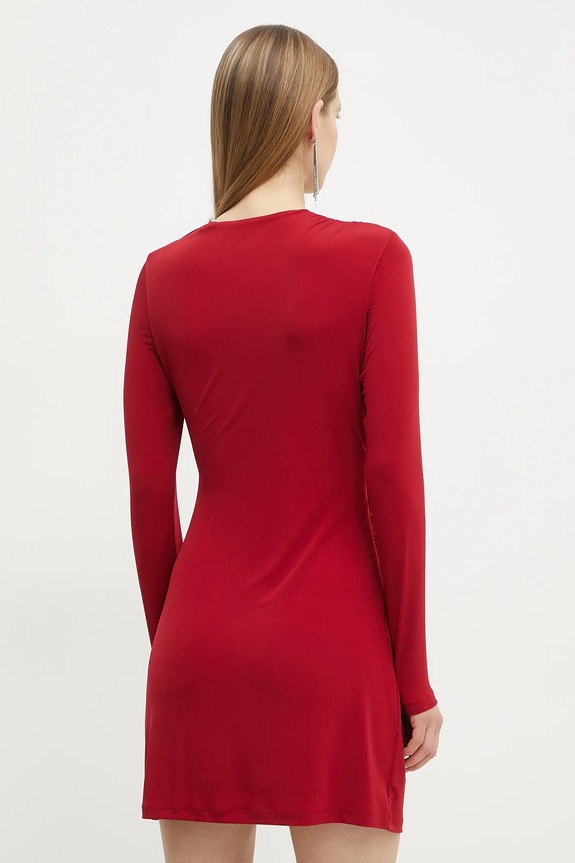 Ρούχα Φόρεμα Herve Leger Abby RMJ8503223 κόκκινο