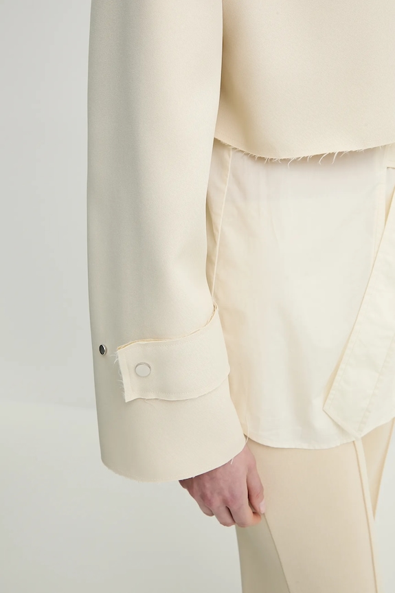 Βαμβακερό πουκάμισο ISABELLE BLANCHE IS25SS.C150.T012.MOD