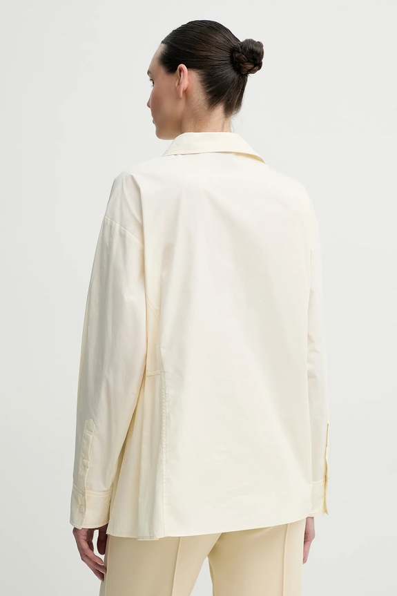 Ρούχα Βαμβακερό πουκάμισο ISABELLE BLANCHE IS25SS.C150.T012.MOD μπεζ