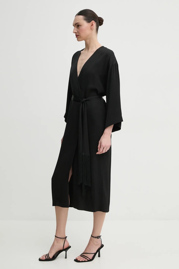 Φόρεμα ISABELLE BLANCHE IS25SS.A120.T011 μαύρο SS25