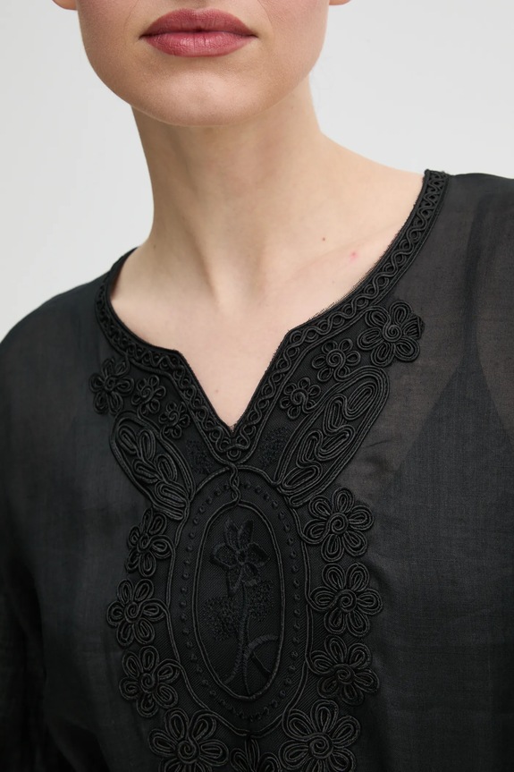 Λινό φόρεμα ISABELLE BLANCHE IS25SS.A086.T019