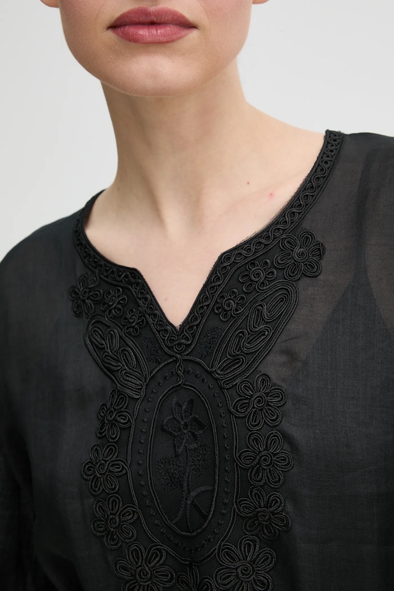 Λινό φόρεμα ISABELLE BLANCHE IS25SS.A086.T019