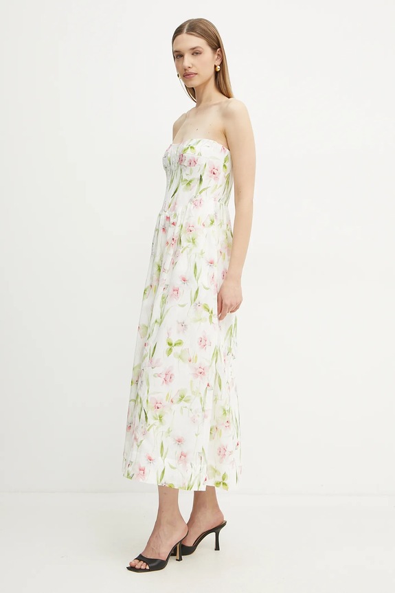 Φόρεμα Bardot 58164DB3 λευκό SS25