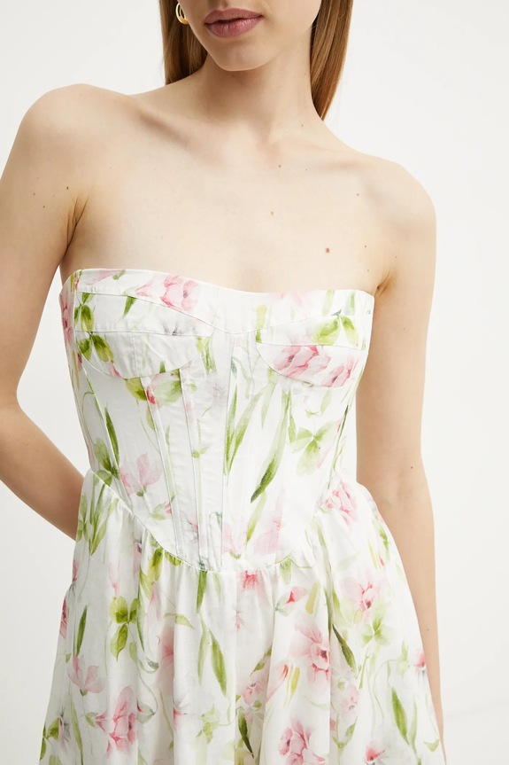 Φόρεμα Bardot 58164DB3 λευκό