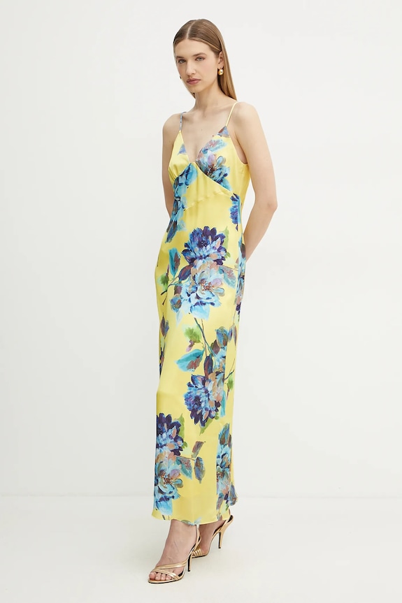 Φόρεμα Bardot 58466DB3 κίτρινο SS25