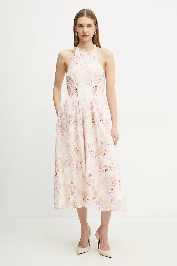 Сукня Bardot maxi рожевий 59251DB1