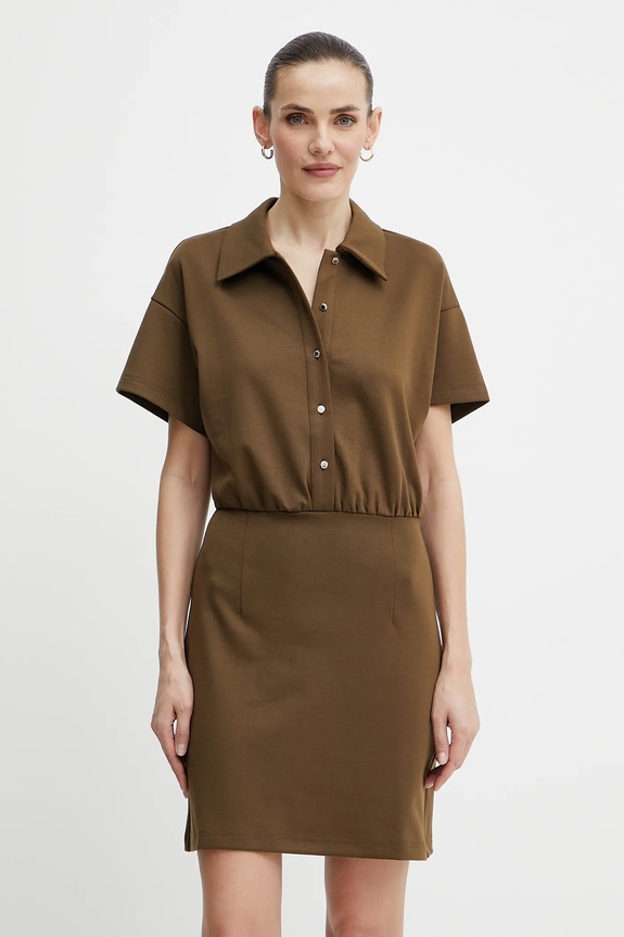 Φόρεμα Morgan RINOL με ελαστάν πράσινο RINOL