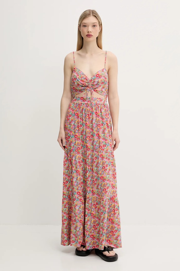 Šaty Rip Curl LAS DALLAS maxi růžová 06SWDR