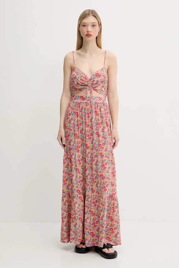 Šaty Rip Curl LAS DALLAS maxi růžová 06SWDR