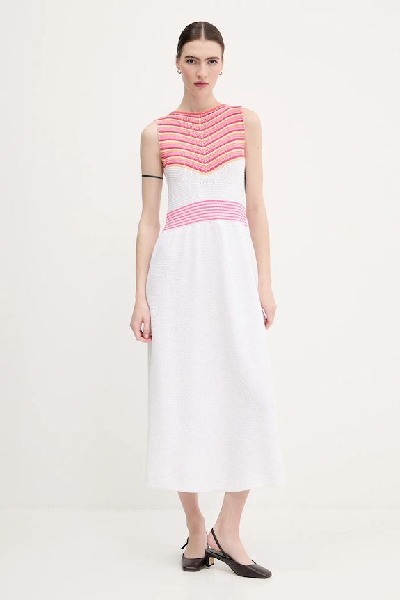 United Colors of Benetton vestito maxi rosa 1194EV02A