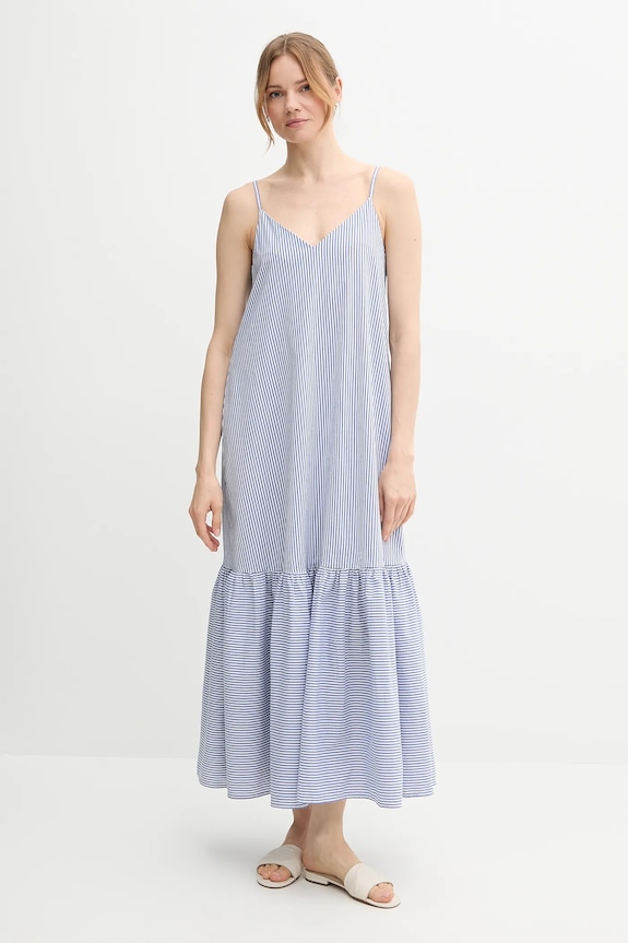 Φόρεμα United Colors of Benetton 4SZRDV0B8 μπλε SS25