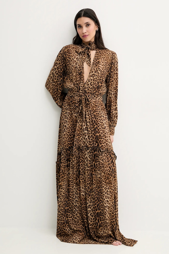 Melissa Odabash vestito MO.SKYLAR marrone SS25