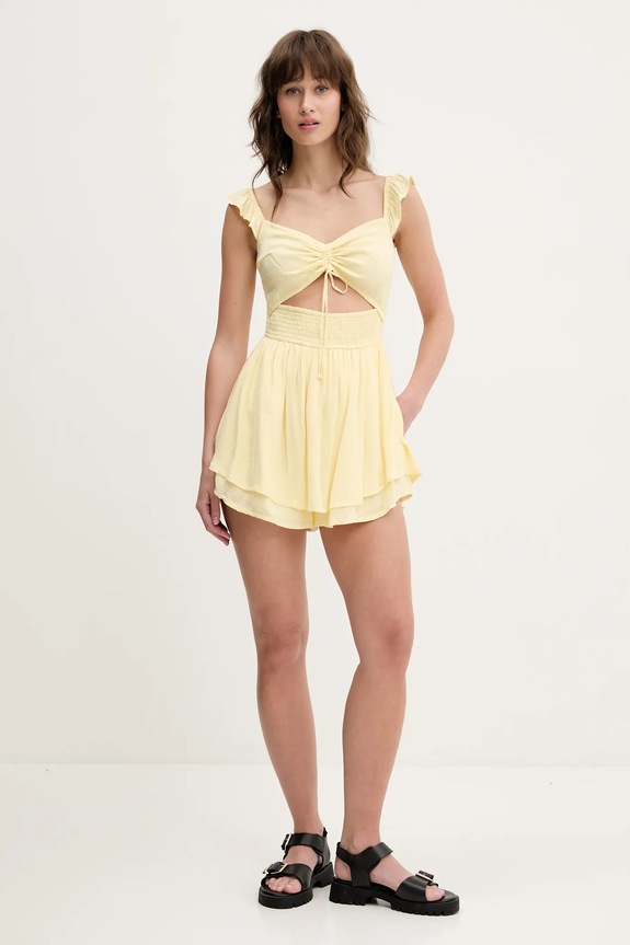 Hollister Co. kombinezon KI359.5034.800 żółty SS25