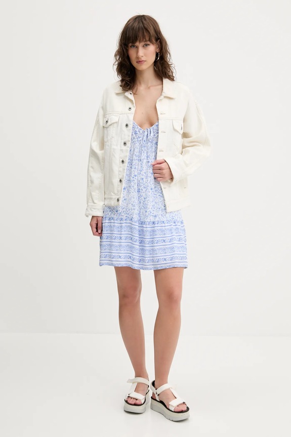 Φόρεμα Hollister Co. KI359.5065.108 μπλε SS25