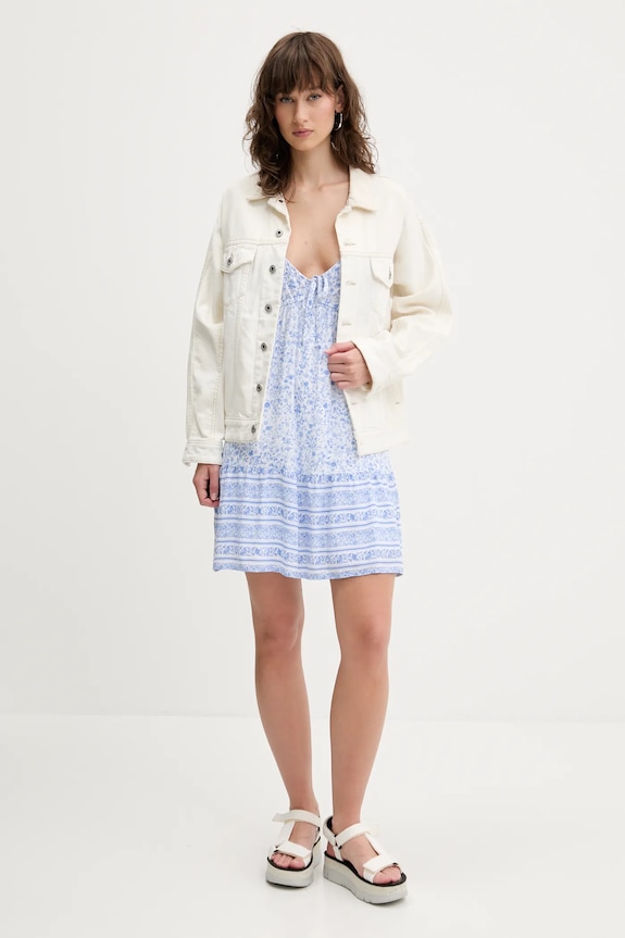 Φόρεμα Hollister Co. KI359.5065.108 μπλε SS25