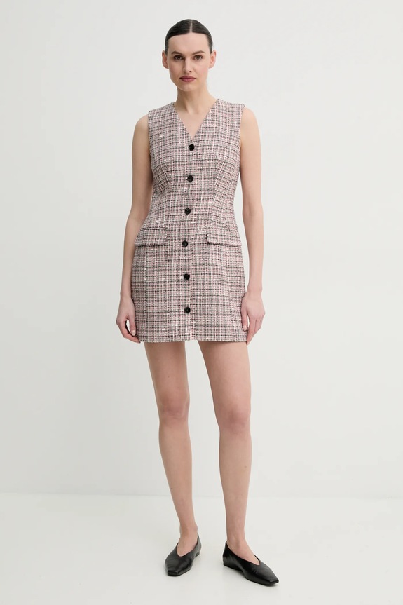 Φόρεμα Theory P0104609 ροζ SS25