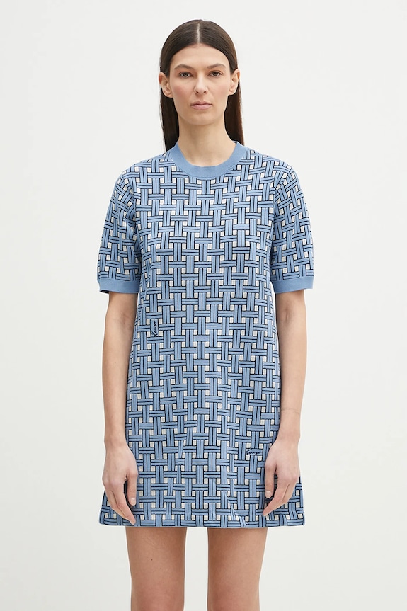 Φόρεμα Kenzo ίσιο μπλε FF52RO4813CO.64