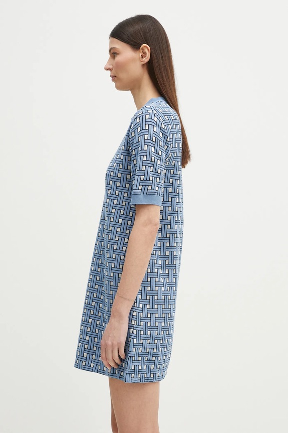 Φόρεμα Kenzo FF52RO4813CO.64 μπλε SS25