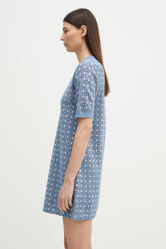 Φόρεμα Kenzo FF52RO4813CO.64 μπλε SS25