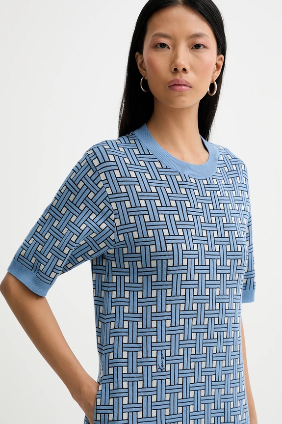 Kenzo sukienka niebieski FF52RO4813CO.64