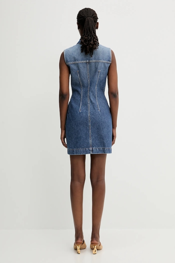 Clothing Sportmax denim dress Carabo 2512221012600 blue