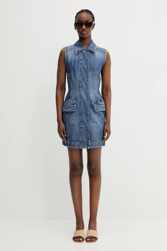 Sportmax denim dress Carabo 2512221012600 blue