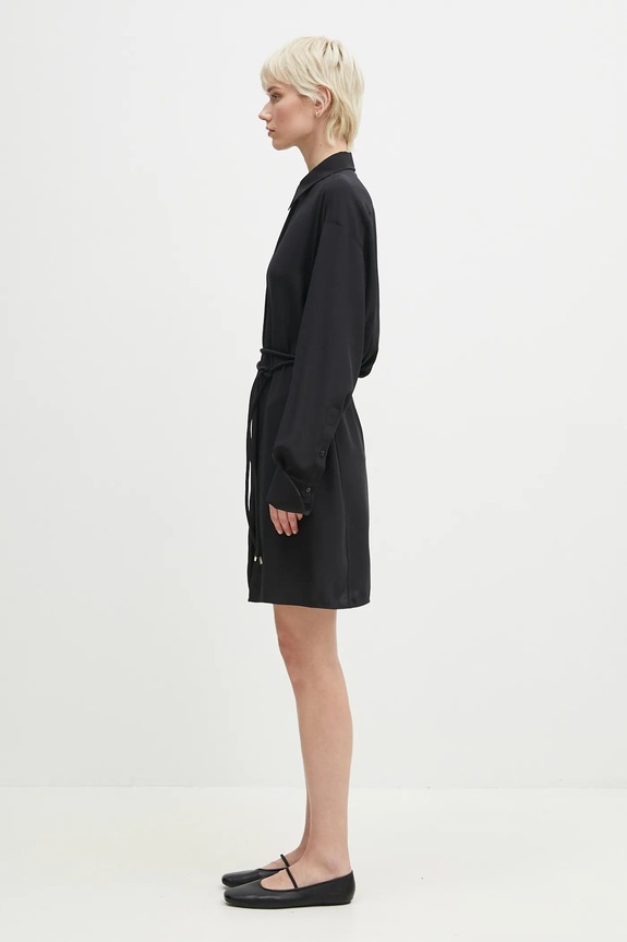 Sportmax vestito in seta Eolie 2512221031600 nero SS25