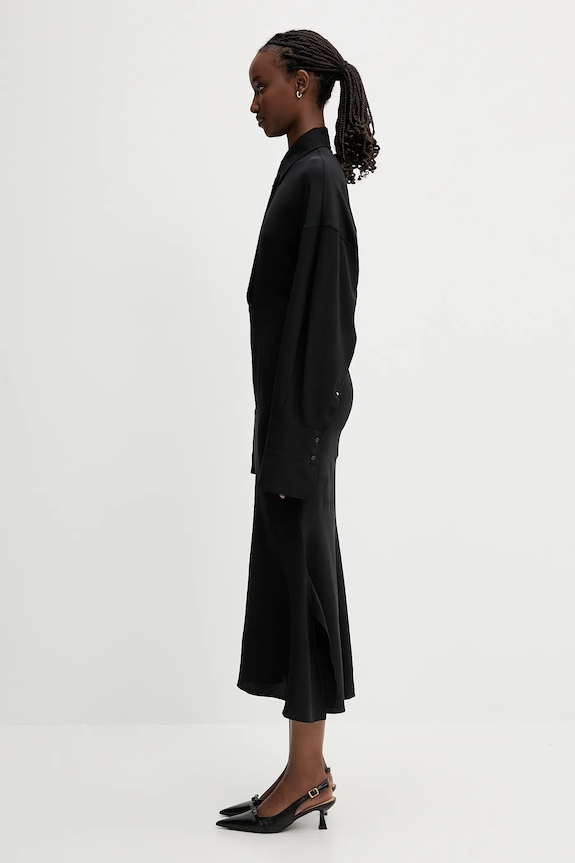 Sportmax vestito in seta Oltre 2512221131600 nero SS25