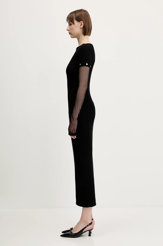 Sportmax vestito Grazia 2512321041600 nero SS25