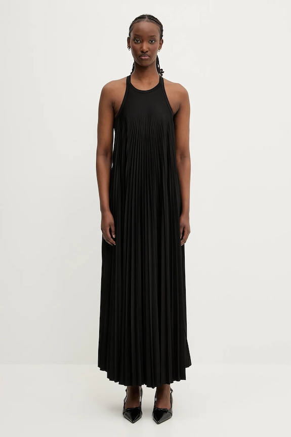 Sportmax sukienka Verdier okrągły czarny 2512621042600