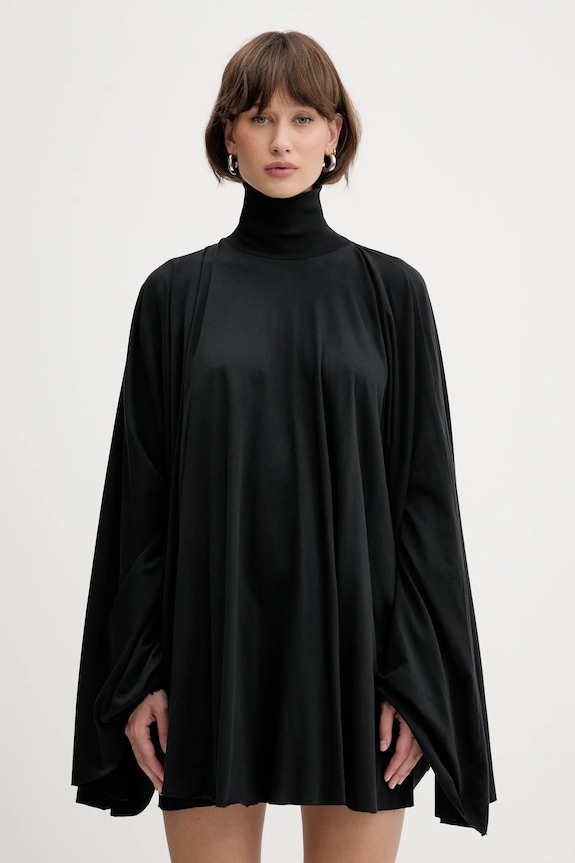 MM6 Maison Margiela sukienka bawełniana bawełna czarny S62DA0038.M20115.900