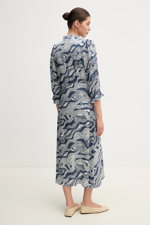 Šaty Bruuns Bazaar BBW4320 modrá SS25