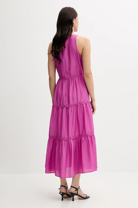 Платье с примесью шелка Pedro del Hierro 3819824 розовый SS25