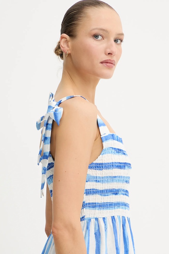 Pedro del Hierro rochie din in albastru 3819823