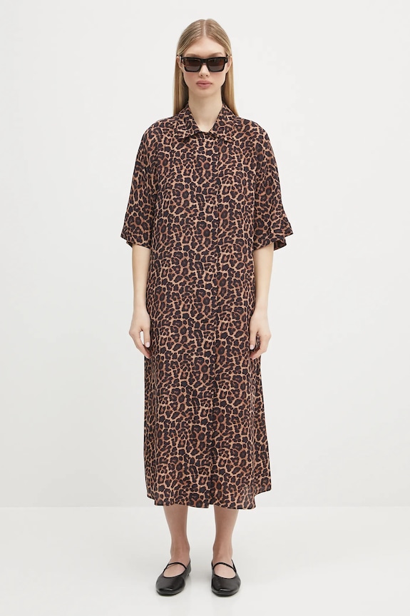 Anine Bing dress Julia Dress A.02.0491 brown