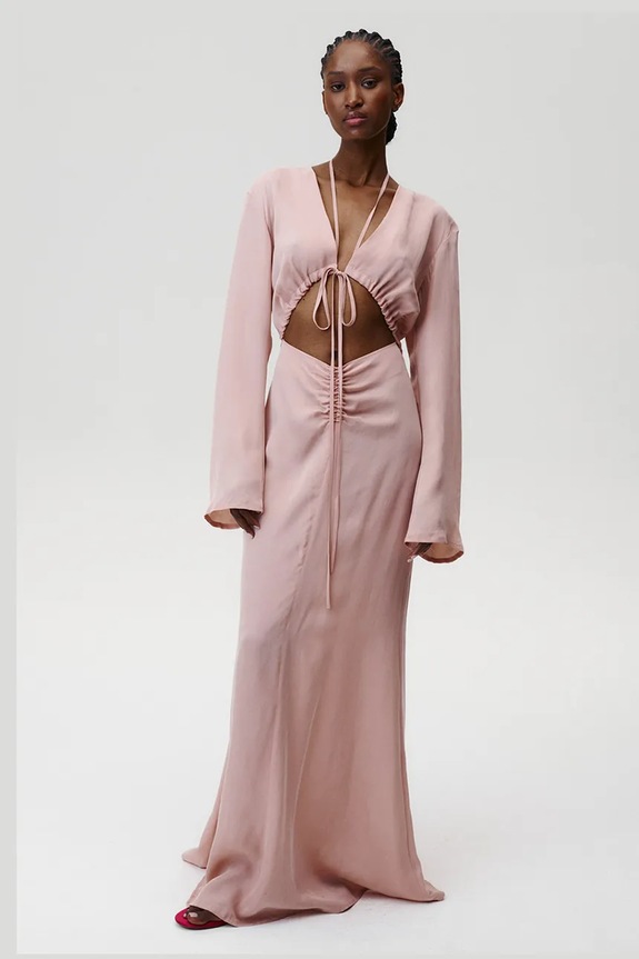 Φόρεμα Undress Code Lilith Dress μακρύ ροζ 878
