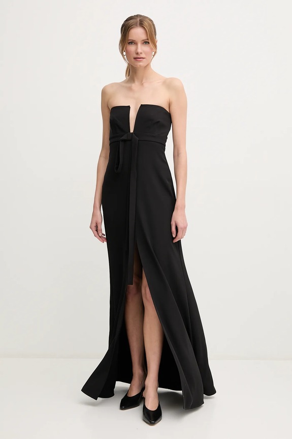 Sandro Ferrone vestito maxi nero S23XBEBUSSOLE