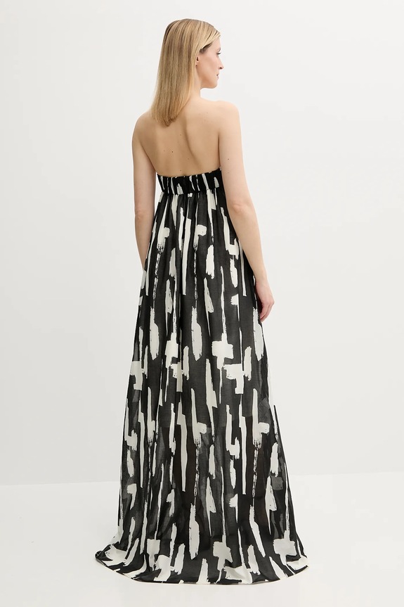 Odzież MMC STUDIO sukienka bawełniana EXOTIC czarny