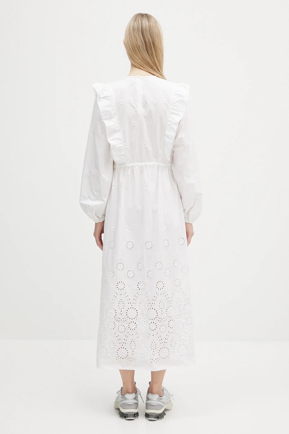 Одежда Хлопковое платье A.P.C. Robe Ginger COHFF.F35154 белый