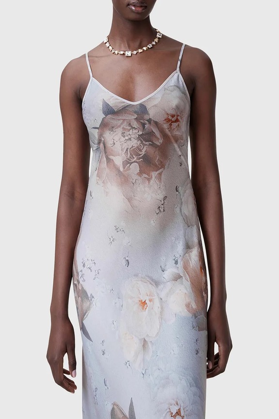 AllSaints rochie BRYONY MAXI W073DC multicolor SS25