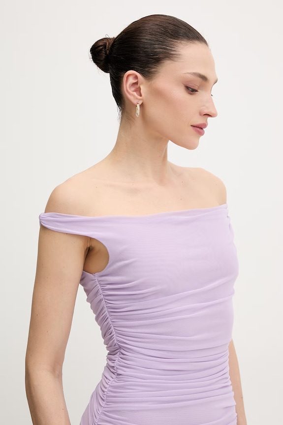 Bardot rochie violet 59512DB