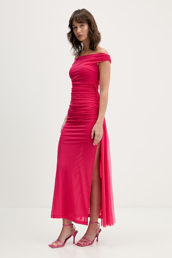 Рокля Bardot 59512DB розов SS26