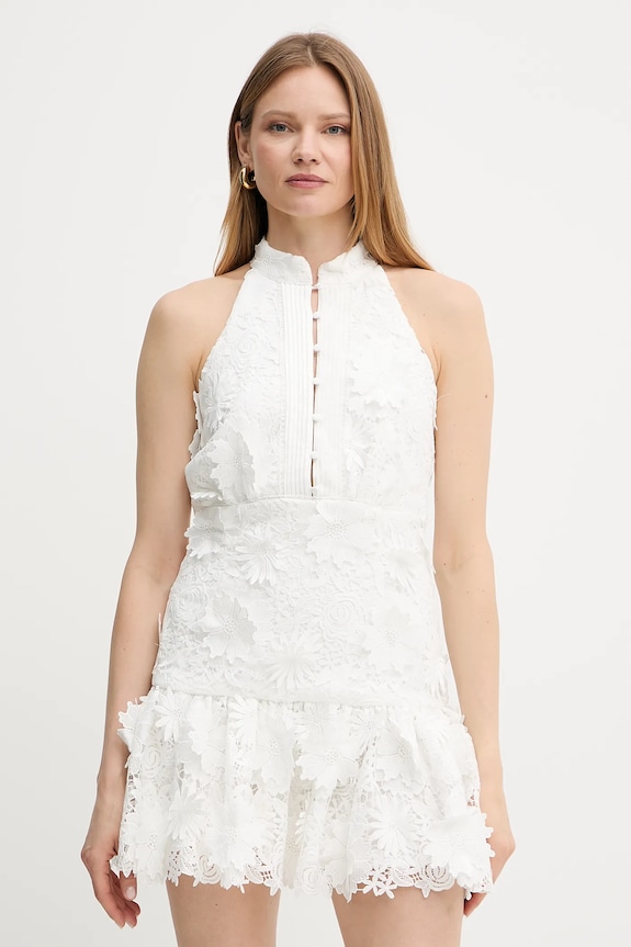 Bardot sukienka koktajl biały 59845DB